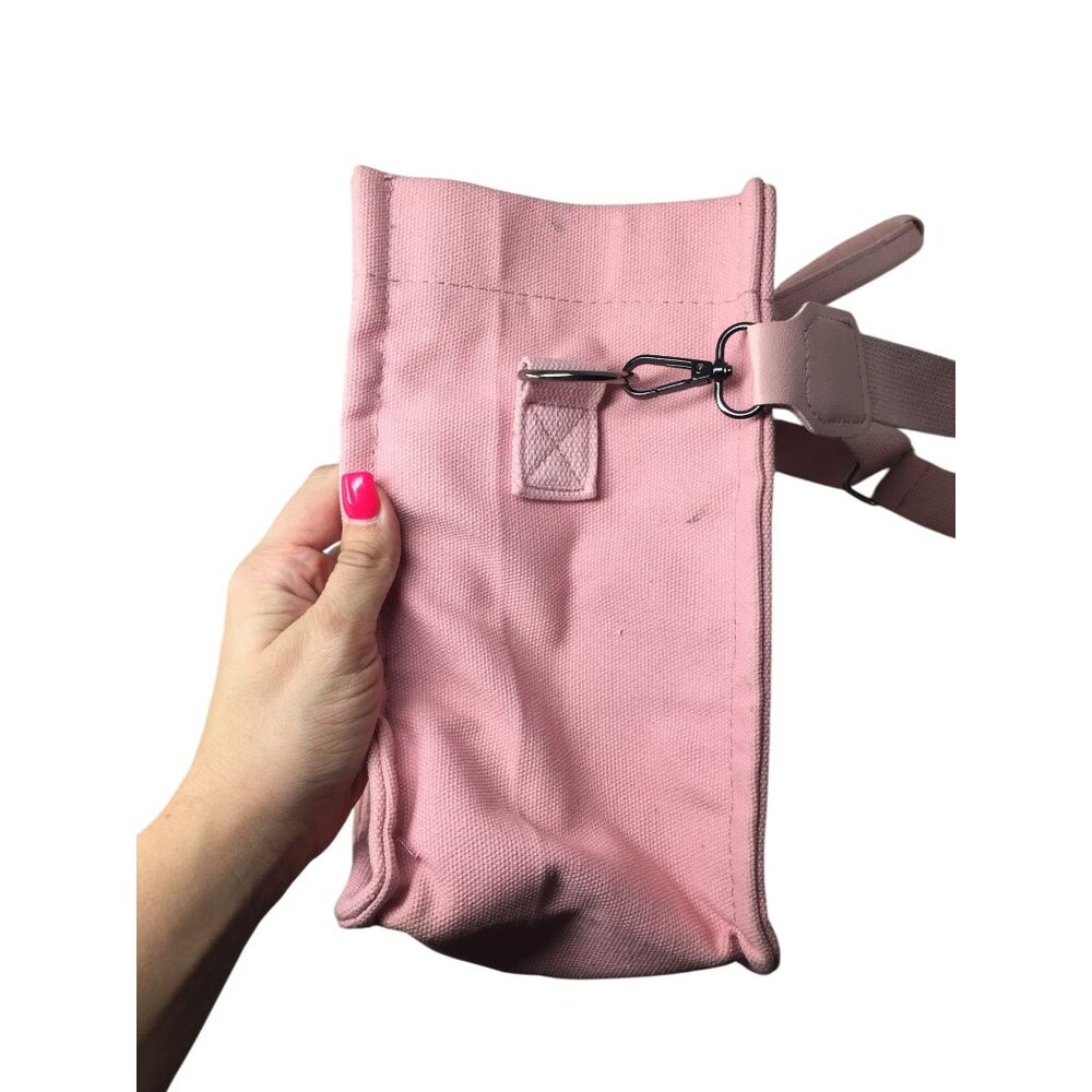 Women's ZHMO Pink Canvas Tote bag - Picture 8 of 16